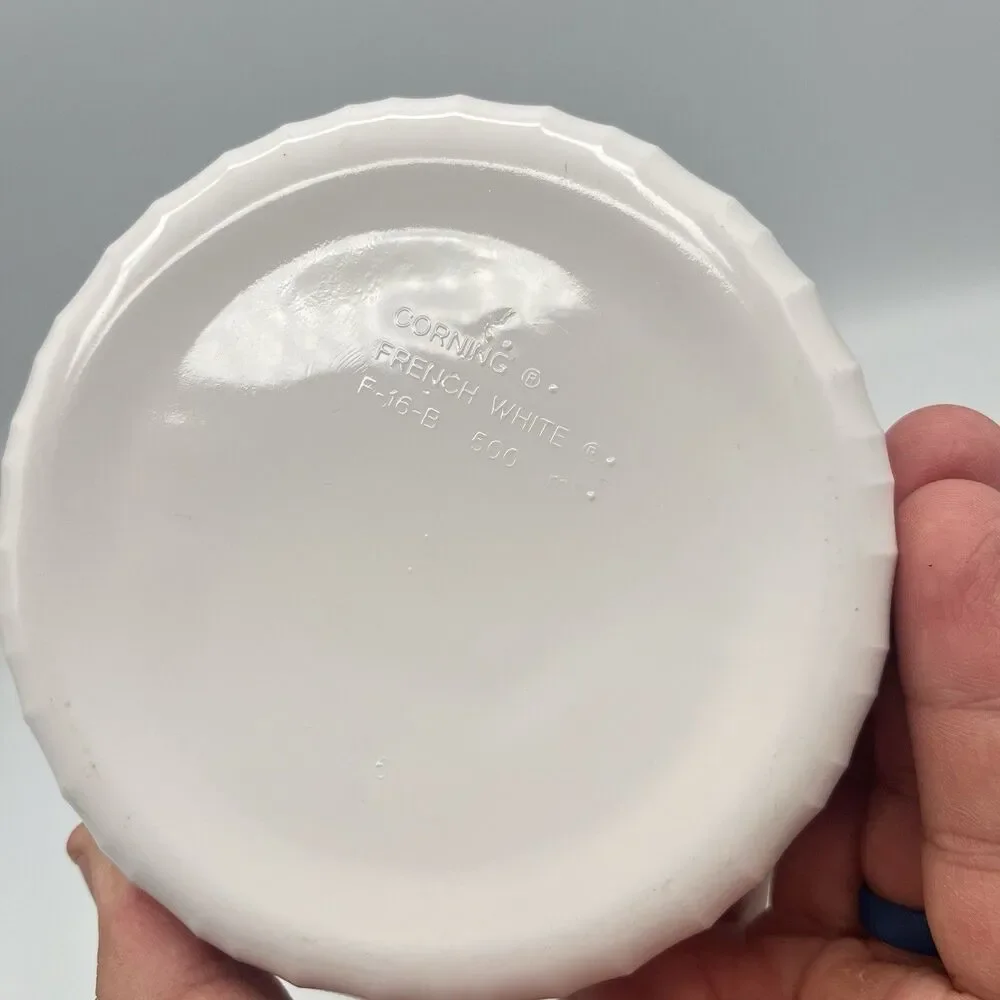 Corning Ware F-16-B French White